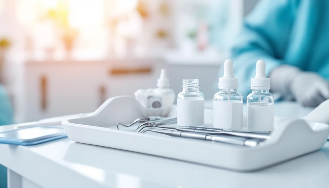 Profissional de saúde bucal analisando radiografia periodontal em ambiente clínico moderno